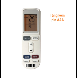 Remote Dùng Cho Máy Lạnh ASANZO Điều Khiển Điều Hòa YKR-L/101E YKR-L/102E Kèm Pin AAA
