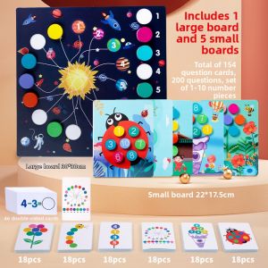 JUNHUIDA | Educational Wooden Arithmetic Learning Toy