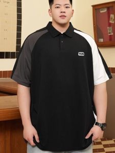 Áo Thun Polo Cổ Polo Tay Ngắn Dáng Rộng Mùa Hè Cho Nam Cỡ Lớn Chất Liệu Cotton Thoáng Khí Thời Trang Thường Ngày