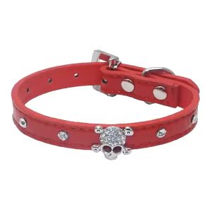 [Rẻ vô địch] Vòng Cổ Cho Chó Mèo - Vòng Cổ Cho Thú Cưng Hình Đầu Lâu Siêu Chất