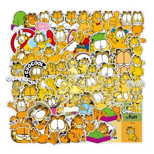 Bandai | Bộ 50 Miếng Dán Graffiti Hình Động Vật Hoạt Hình Dễ Thương Garfield Chống Thấm Nước Cho Điện Thoại Di Động Hành Lý Văn Phòng Phẩm - Các Loại Nhân Vật Hoạt Hình Dễ Thương