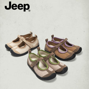 Jeeps new summer Mary Jane outdoor hiking non slip soft soled womens shoes