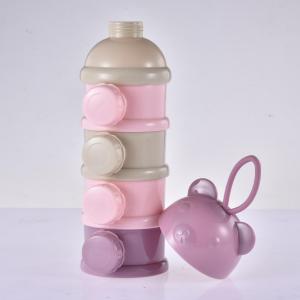 Formula Container 4 Grid Portable Milk powder box container Toddle Baby Snacks Food Storage Box Dispenser Milk Powder Bottles