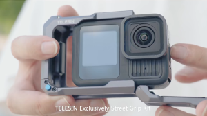 TELESIN StreetGrip Kit Metal Cage Camera Grip for GoPro HERO 13/12/11/10/9