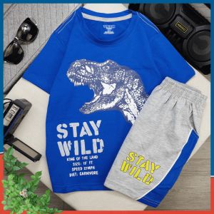 [VNXK] Đồ Bộ Bé Trai Size Đại 23kg-55kg Thun Cotton Co Giãn 4 Chiều Mềm Mại Mát Hút Mồ Hôi Tốt.1586.7