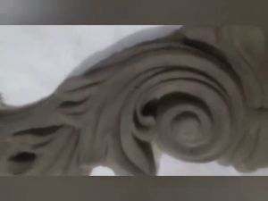 Phù điêu xi măng cốt sợi thủy tinh PD20x63cm gắn mặt tường trang trí nội ngoại thất công trình tân cổ điển