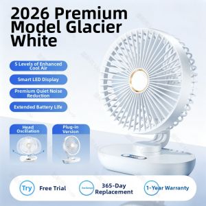 MOVSK | Oscillating Silent USB Charging Desk Fan