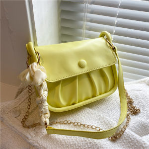 กระเป๋าสะพายไหล่หนัง PU แฟชั่นสำหรับผู้หญิง กระเป๋าถือแบบสะพายข้าง กระเป๋าสะพายไหล่แบบอเนกประสงค์ กระเป๋าสะพายข้างแบบมีสไตล์