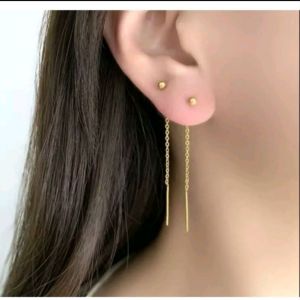 Anting Titanium 2 Layer Koreaan Style CXA43