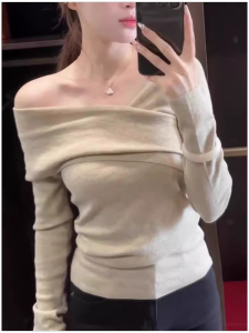 PEIXI | Off-Shoulder Stylish Womens Knitwear