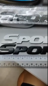3D SPORT Logo Metal Car Badge Emblem Sticker Decor Decal For Benz A200 A180 B180 B200 CLA GLA AMG