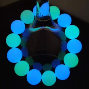 6/8/10/12mm Natural Stones Luminous Glowing In The Dark Round Beads for Jewelry Making DIY Bracelet Women Yoga Jewelry