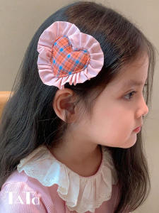 น่ารัก เด็กผ้าหัวใจคลิปผมด้านข้าง Bangs Duckbill คลิปสาวอุปกรณ์เสริมผม หวาน น่ารัก ฤดูใบไม้ผลิ 2024 สินค้าใหม่