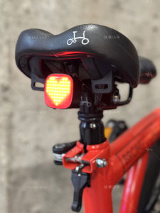 Furyou Folding Bicycle Tail Light Night Riding Smart Sensing Road Bike Accessories Micro-USB Charging 20h Lifespan 150lm Brightness