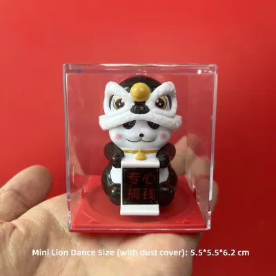 Solar Powered Waving Lucky Cat Statue
