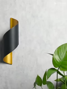 Lampu Hiasan Dinding Minimalis Wall Decor Lampu Pilar bahan PVC Anti Pecah