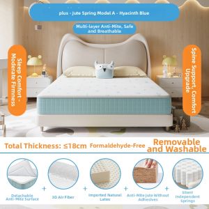 Orthopedic Support Natural Latex & Hemp Mattress for Youth