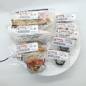 GIGI RASIO SET + BEARING 5TL YAMAHA MIO LAMA MIO SMILEMIO SOUL KARBU FINO Kualitas original Presisi tidak bengkok dan awet anti karat ori asli YGP cakram disk