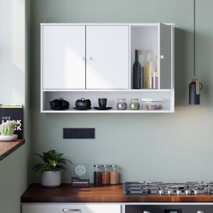 Kitchen Set Atas 3 Pintu Kitchen Set Minimalis rak Dapur serbaguna tempel dinding Gantung multifungsi Lemari Dapur Gantung Dinding Serbaguna Rak bumbu dapur Dekorasi Dapur Aesthetic dan cantik juga murah bersahabat dI kantong buat emak emak cantik