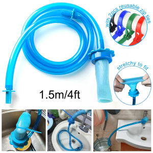 Pets Bath Hose Dog Wash Flexible Silicone Faucet Slip on Handheld for Clean Sink Shower Room Wall Rinsing Water Bucket Filling
