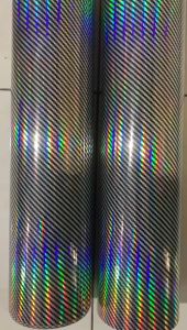 Sticker Stiker Skotlet Motor Carbon Karbon Pelangi 2D Hologram