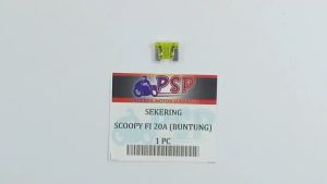 Sekering Scoopy Fi 20A Kuning (Buntung) Harga Per 1 PC - Fuse DX Micro Fuse Mikro Sekring Tusuk