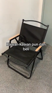 Magic Pocket 【Ready Stock】 Kermit Chair Outdoor Folding Chair Foldable Portable camping portable Fishing chair Beach Chair
