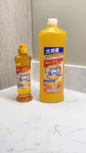[HÀNG NHẬT CHÍNH HÃNG] Nước rửa chén thảo dược HERBAL FRESH COMPACT hương cam 250ml (có refill dung tích lớn 800ml)