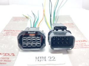 Socket soket Kabel motor Waterproof anti air pin 8 Male Female Honda Vario 125 Vario 150 original