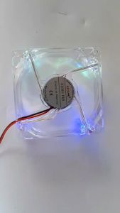 พัดลม3.5”ไฟกระพริบวิบวับ 12v ใช้ติดสวิชชิ่ง เพาเวอร์แอม ระบายความร้อนได้ดี เสียงเงียบ