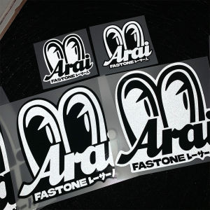 Cartoon Cute Arai Design Eye Decorative Stickers Motorcycle Body Headlights Reflective Stickers Car Bumper Waterproof Decals
