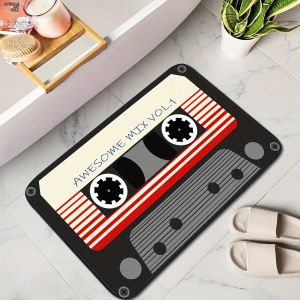 Thảm Trải Sàn Đa Năng Màu Đỏ Chống Thấm Kháng Khuẩn Dùng Cho Nhà Bếp Phòng Tắm Phòng Ngủ Phong Cách Hiện Đại