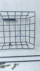 Keranjang Sepeda Hitam Tross Rack Bascket Commuter Universal MTB Fixie Federal