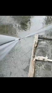 หัวเมาส์ หัวฉีดแรงดันสูงสแตนเลสแรงดันสูงท่อระบายน้ําขุดลอกน้ําเมาส์สเปรย์1/4ด้านหน้าหนึ่งด้านหลังหกหัวฉีด