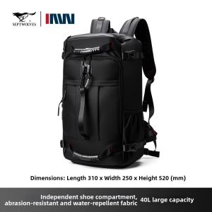 SEPTWOLVES | Dual-Shoulder Bag Travel Business Computer Bag