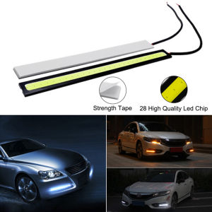 17Cm Đèn chạy ban ngày LED Lái Xe chạy ban ngày dây đèn 6000K 12V Siêu Sáng COB Không Thấm Nước đèn sương mù tạo kiểu cho xe đèn Led Đèn phong cách nội thất ô tô