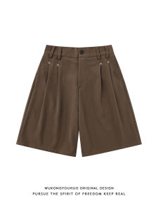WUKONGYOUHUO | Retro Chic Japanese Simple Style Shorts 5-inch Length