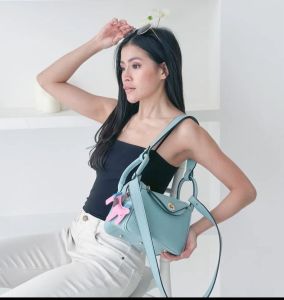 tas selempang vellvet leather free gantungan rodeo[include box]