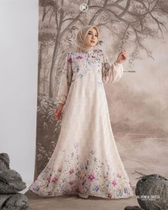 BLOOMIA / TISYARA DRESS BY NADHEERA LUXURY ✅ GAMIS NADHEERA TERBARU BISA COD ✅ NYAMAN KASUAL PESTA MEWAH✅