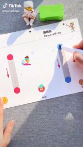 Bộ sách học liệu tập viết tập tô nối điểm nối số luyện cầm bút có thể xoá được - ĐỒ CHƠI GIÁO DỤC - SP0423