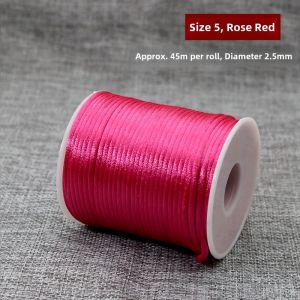 Red String DIY Materials Beading Jewelry Hand Chain Bracelet Teacher Recommended for Primary School Students Hanging Rope
