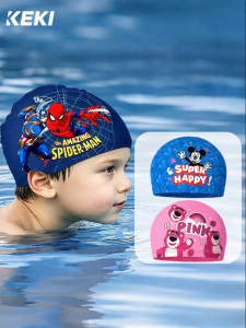 Waterproof Non-constricting Ear-protective Long Hair Swim Cap