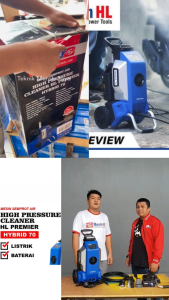 HNL H&L HL HYBRID 70 Jet Cleaner CORDLESS & LISTRIK Mesin Steam Stim Cuci Motor Mobil BATERAI 40V High Pressure Washer