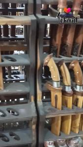 Pisau Sembelih Panjang Pisau Daging Asli Baja Per Dural Aren Multifungsi