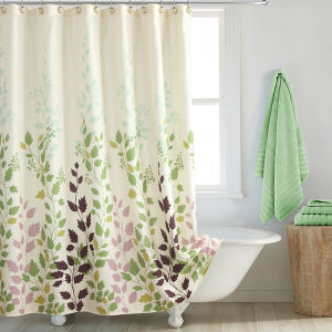DAISHI | Fresh Pastoral Style Polyester Thick Waterproof Mold-Resistant Shower Curtain