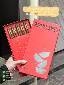 XIAOHUANGLU | Antibacterial Heat-Resistant Wooden Chopsticks
