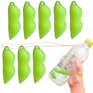 3/9pcs Pea Cup Cleaning Sponge Set Kitchen Bottle Clean Brush Reuseable Coffee Wine Drink Glass Scrubber Internal Clean Gadgets