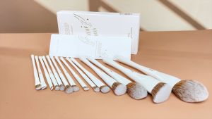 Jessup 14pcs Makeup Brushes Collection (Cloud Dancer) - เซ็ตแปรง 14 ชิ้น