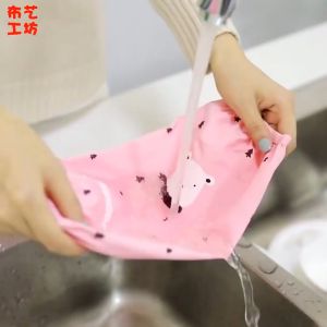 Ống tay chống nước họa tiết dễ thương – bao tay che tay áo khi rửa bát nấu ăn lau nhà vệ sinh