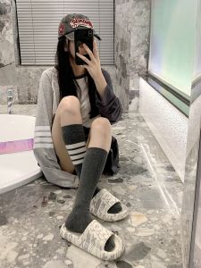 Couples Cute Bear EVA Slippers Soft Bottom Home Anti-Slip Summer Sandals Womens Mens Korean Style Casual Comfortable Slippers